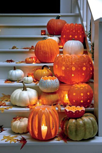 a-carved-pumpkin-with-barbed-wire-on-it