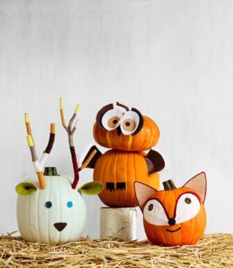 Kreativní tvoření s dětmi: Zdobte halloweenské dýně bez dlabání!