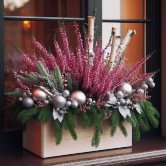 Zimní květinová magie: Jak proměnit venkovní truhlíky v okouzlující vánoční dekoraci