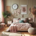 růžová ložnice