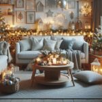 vánoční obývací pokoj