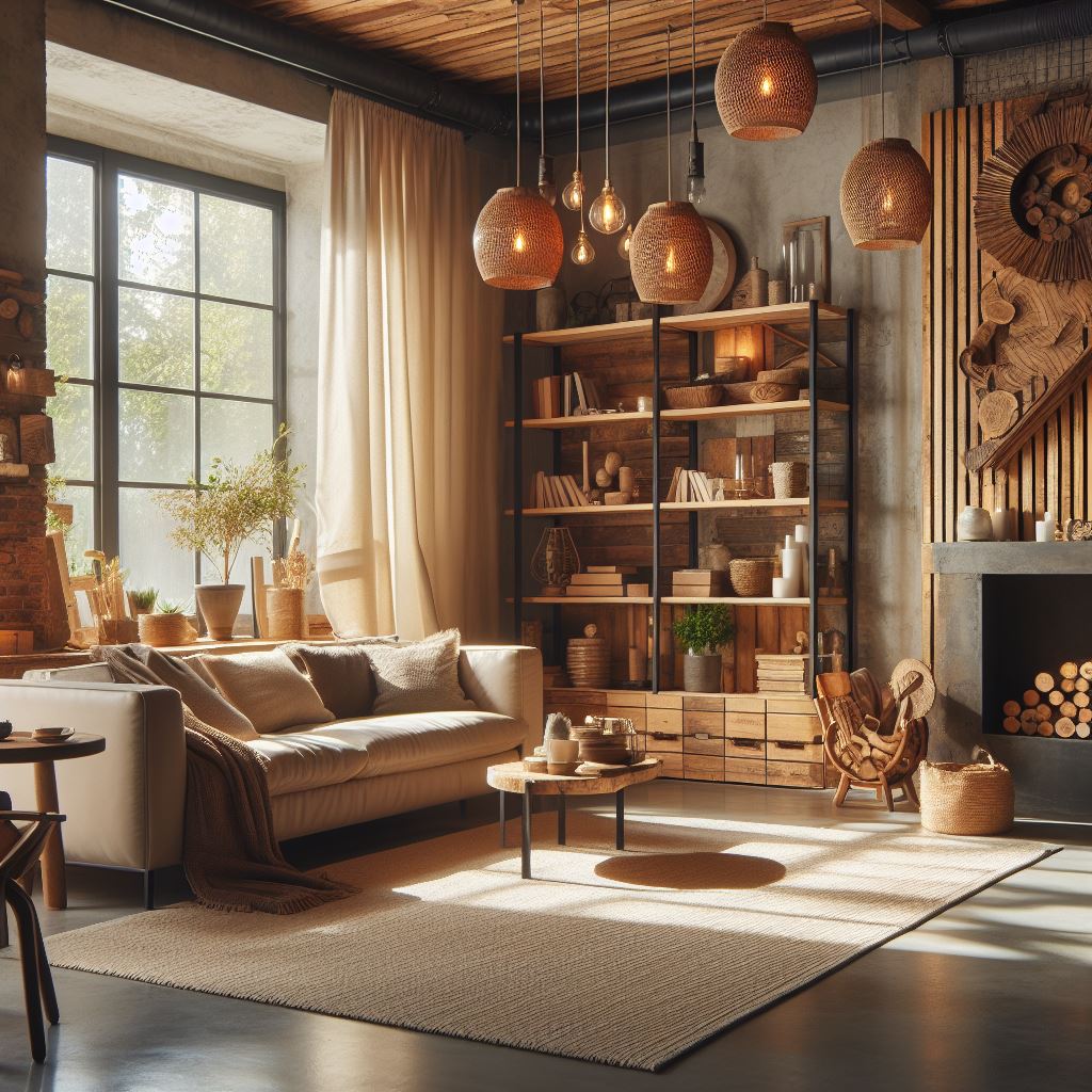 stylový obývací pokoj