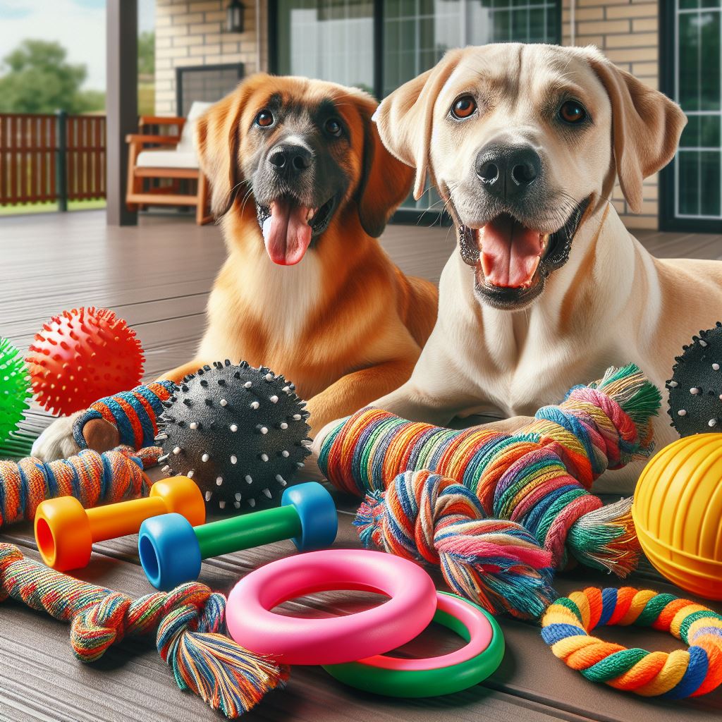 bezpečné psí hračky