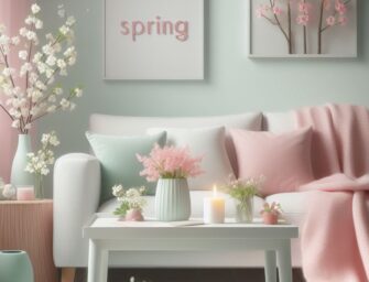 Jarní oživení domova v pastelových barvách