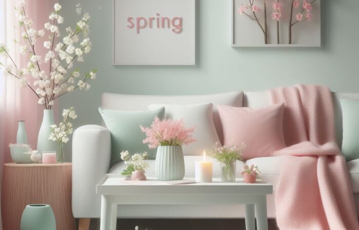 Jarní oživení domova v pastelových barvách